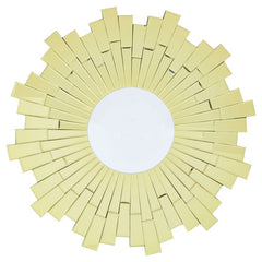 Glitzy Small Circular Wall Mirror