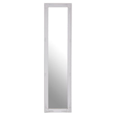 Elizabeth White Wood Floor Standing Mirror