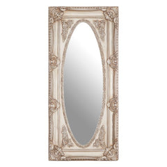 Marseille Champagne Oval Border Wall Mirror