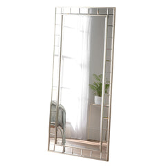 Yearn Mirrors Silver Standing Mirror (Hand Made) 81cm x 173cm