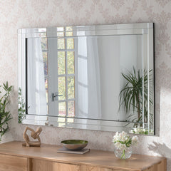 Yearn Mirrors Black Rectangle Mirror 91cm x 60cm