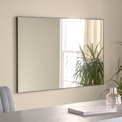 Yearn Mirrors Black Rectangle Mirror 120cm x 80cm