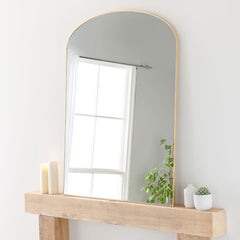 Yearn Mirrors Large Plain Gold Mirror 92cm x 121cm