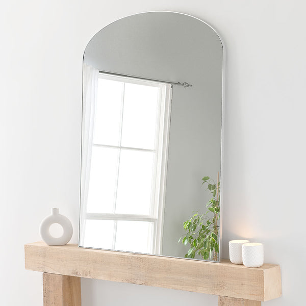 Yearn Mirrors Large Plain Silver Mirror 92cm x 121cm