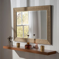 Yearn Mirrors Bronze Gloss Rectangular Design Mirror 170cm x 78cm