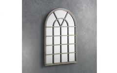 Opus Pewter Window Mirror